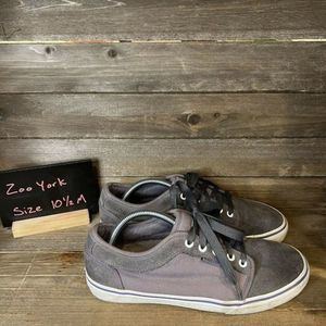 Mens Zoo York Leather Canvas Purple Skateboarding Shoes Sneakers Size 10.5 M GUC